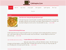 Tablet Screenshot of cafehepho.com